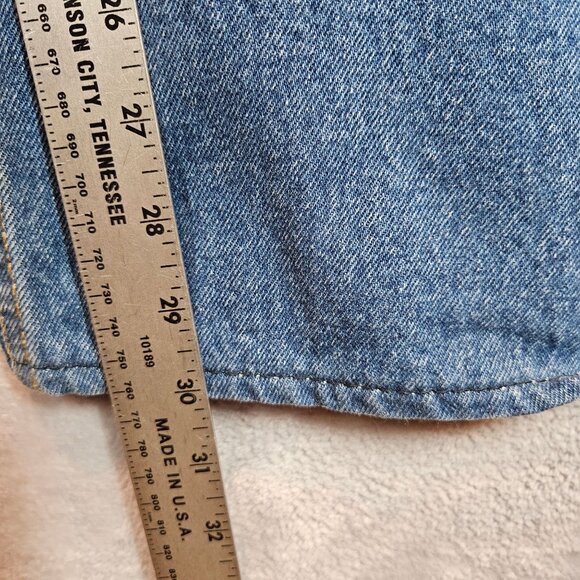 SOREL Mens 38x30 Double Knee Carpenter Jeans Work Heavy Blue Denim Carpenter - Picture 8 of 16